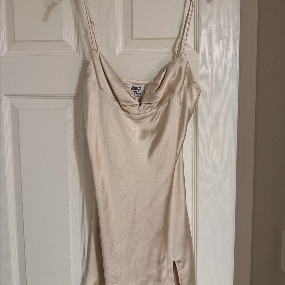 princess polly Silk Cowl Neck Dress